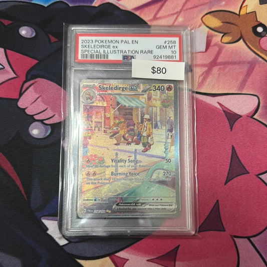 Pokémon Skeledirge Ex 258 PSA 10