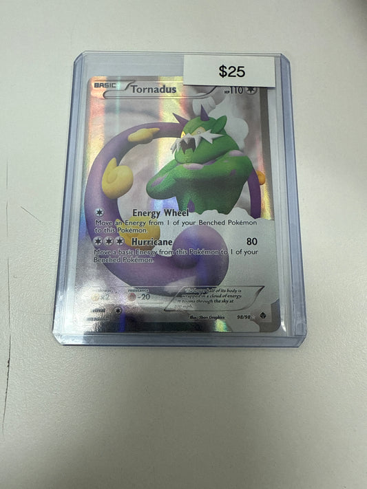 Pokemon Tornadus Full Art #98/98