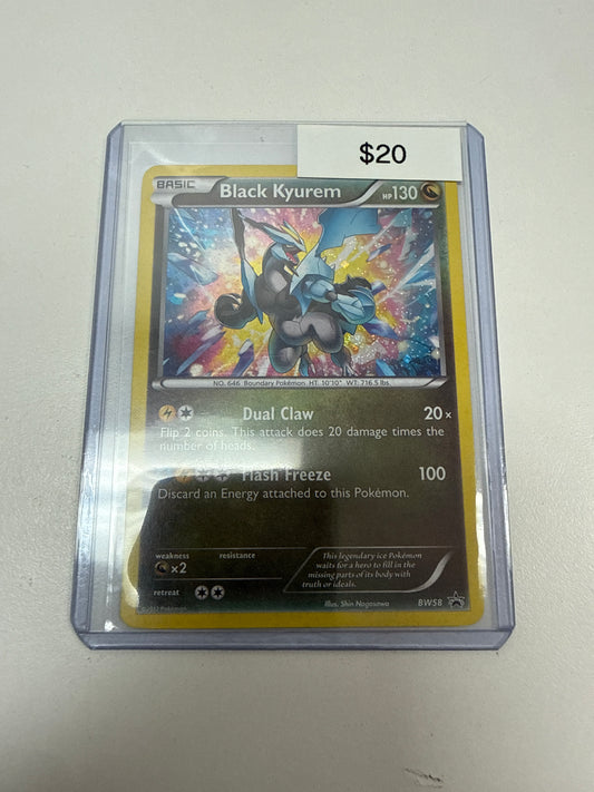Pokemon Black Kyruem Holo #bw58