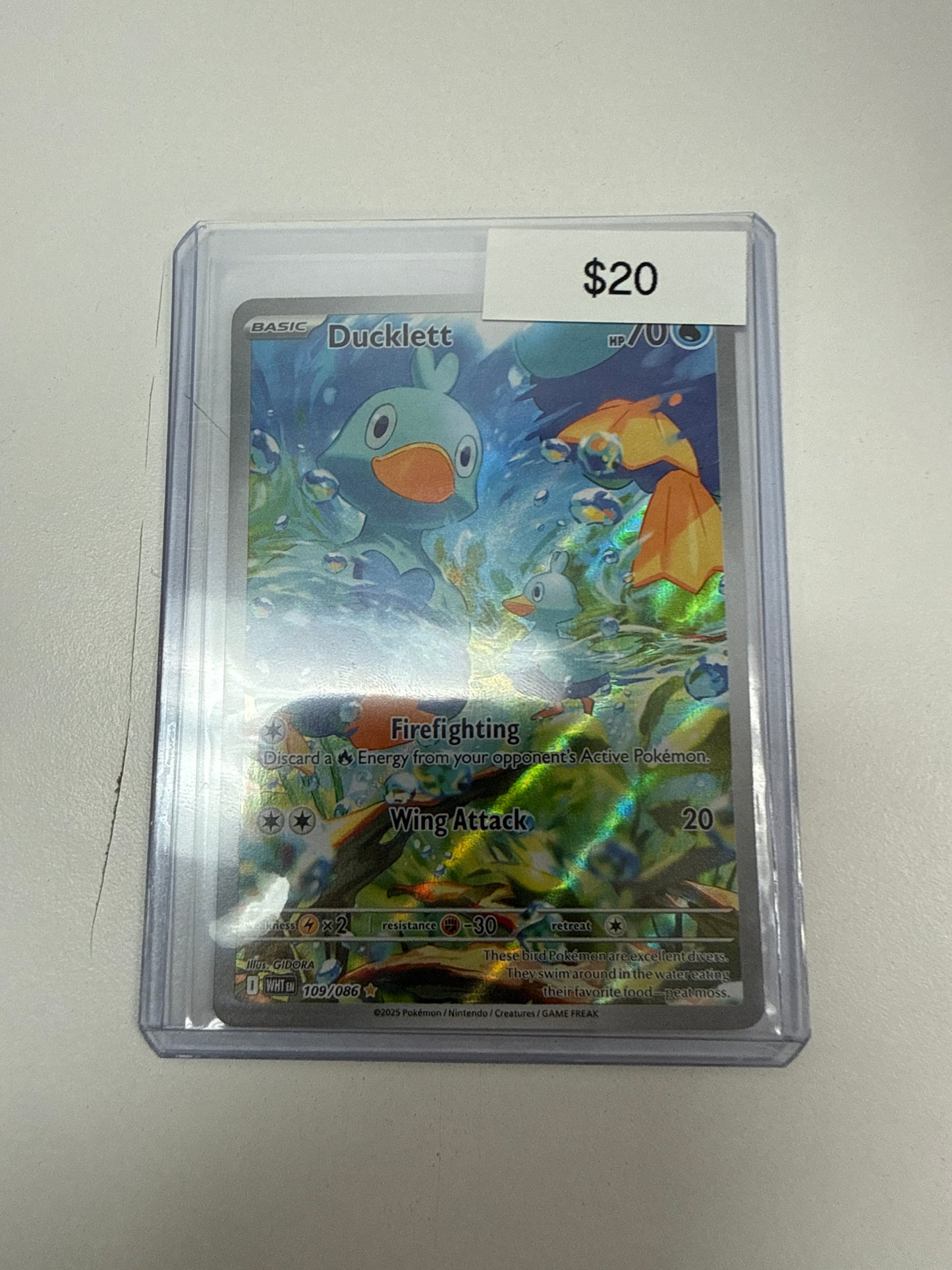 Pokemon Ducklett #109/086