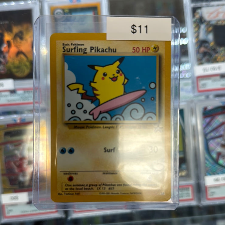 Pokémon Black Star Promo Surfing Pikachu 