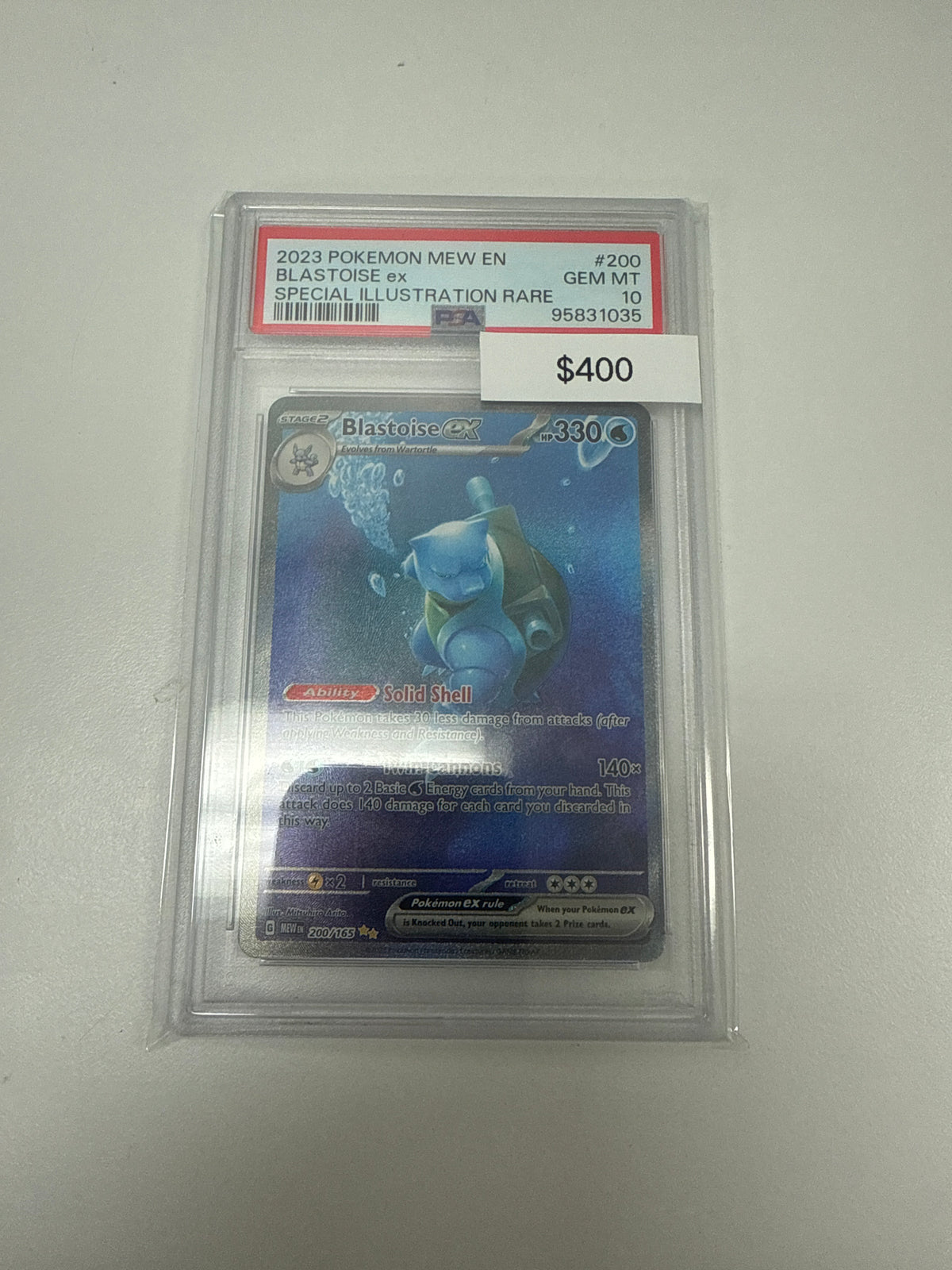 Pokemon 151 Blastoise SIR #200/165 PSA 10