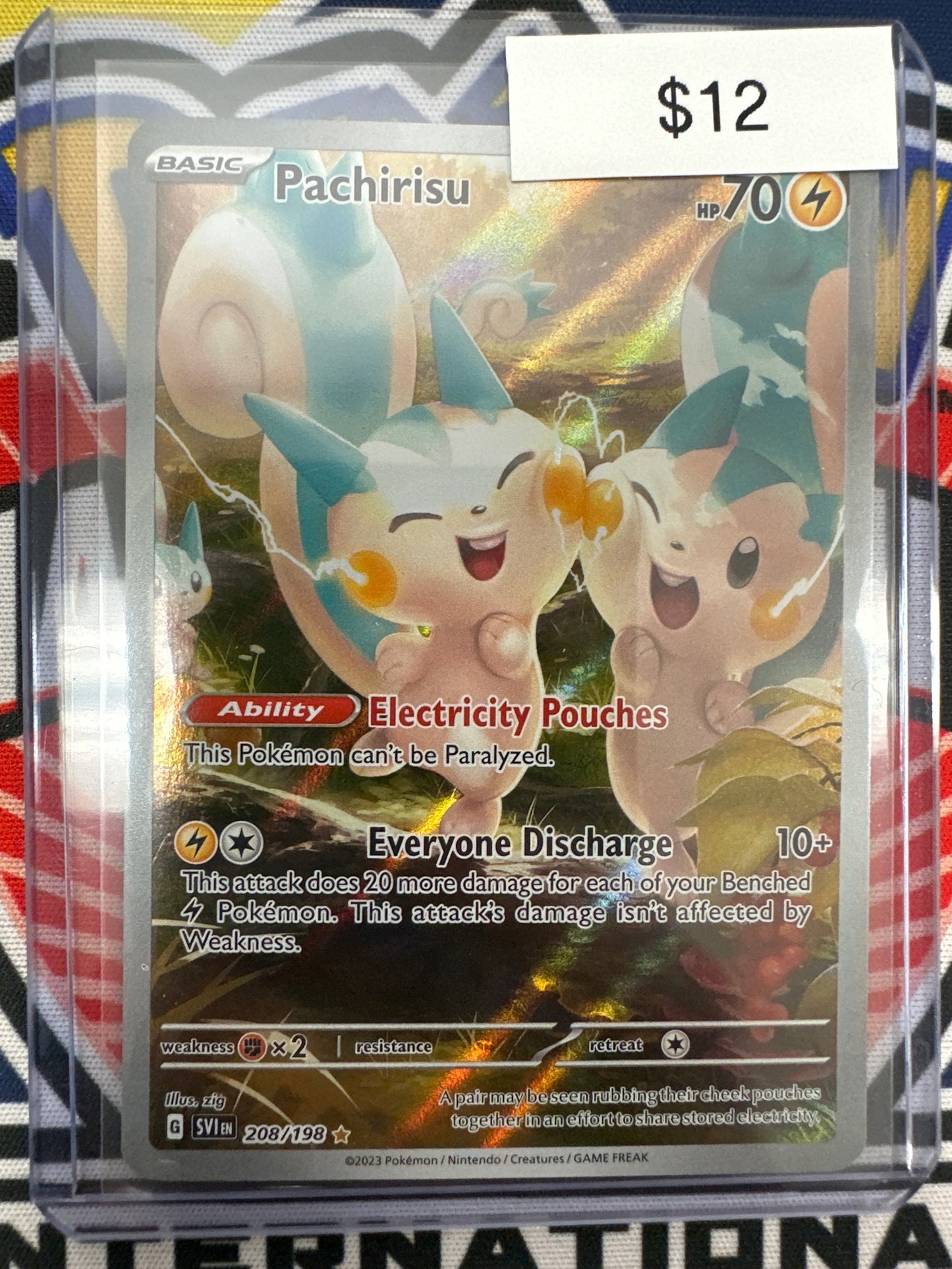 Pokemon Scarlet & Violet Pachirisu 208/198