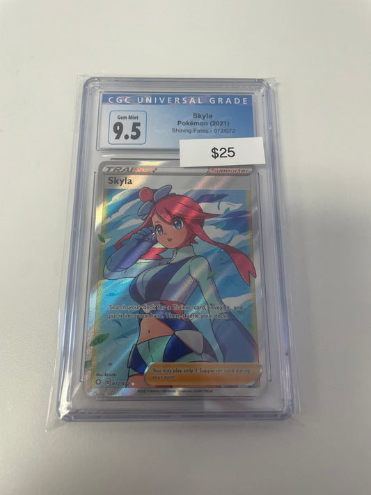 Pokemon Skyla #072/072 CGC 9.5