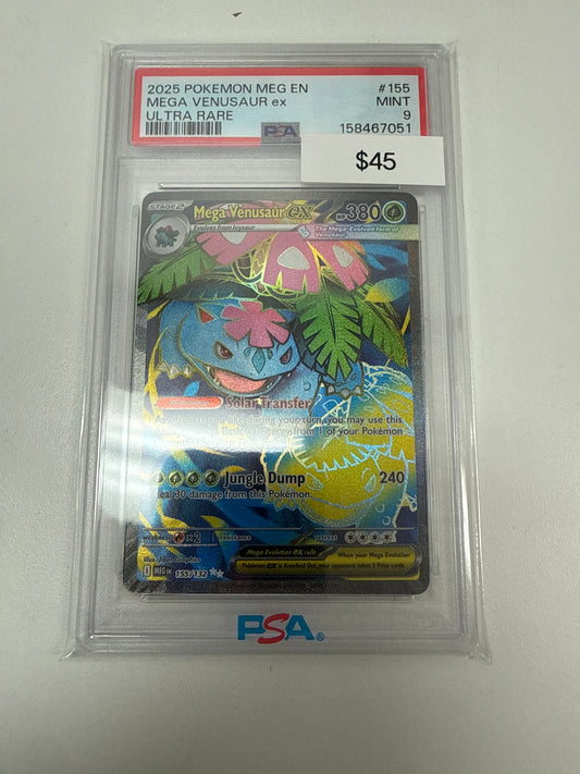 Pokemon Mega Venusaur Ex PSA 9