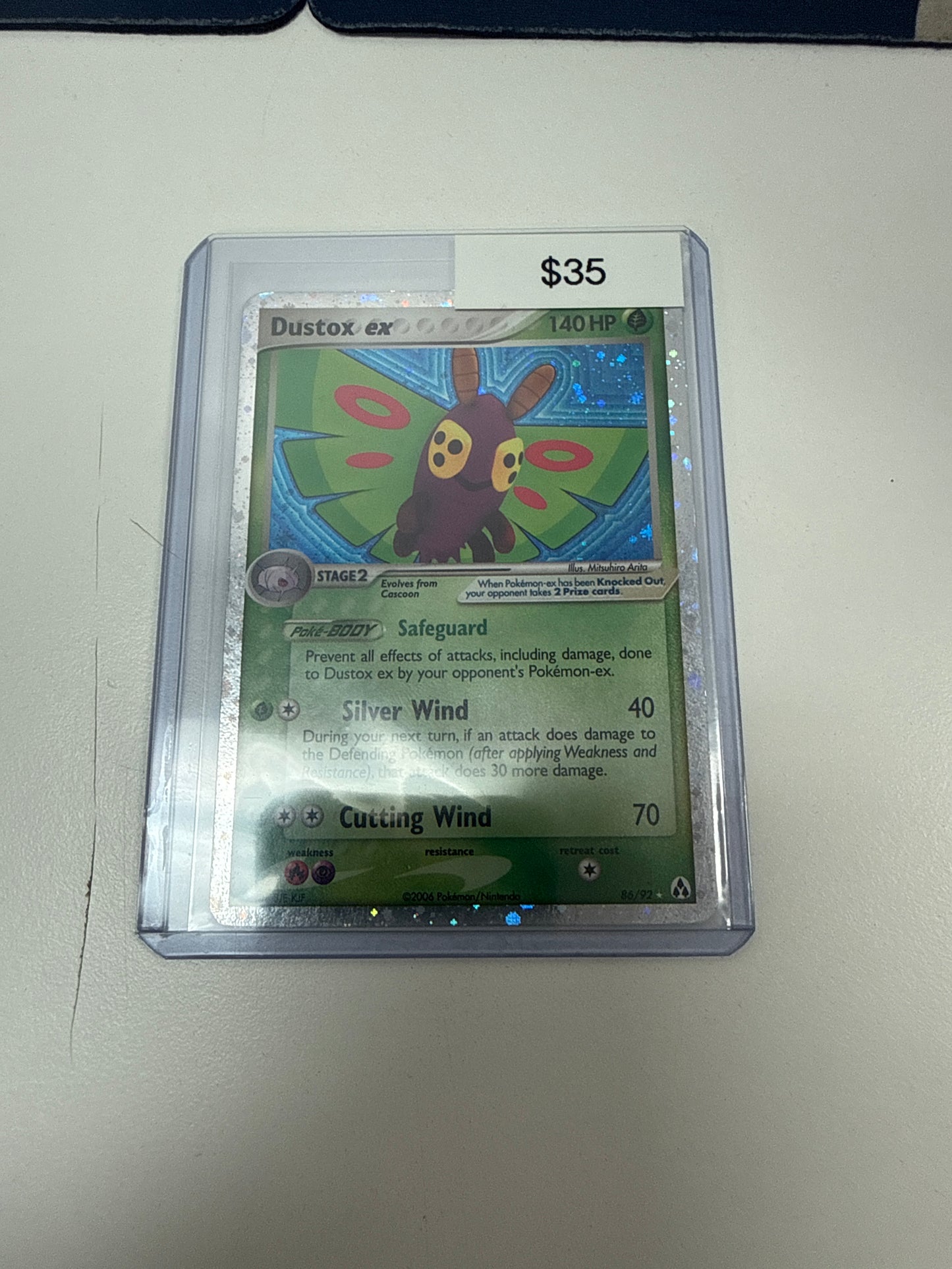 Pokemon Dustox Ex #86/92