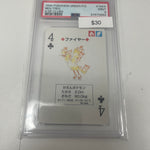 1996 Pokemon Moltres 4 of Clubs #146a PSA 9