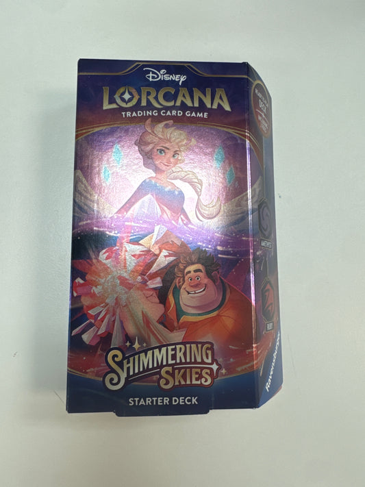 Disney Lorcana Shimmering Skies Starter Deck