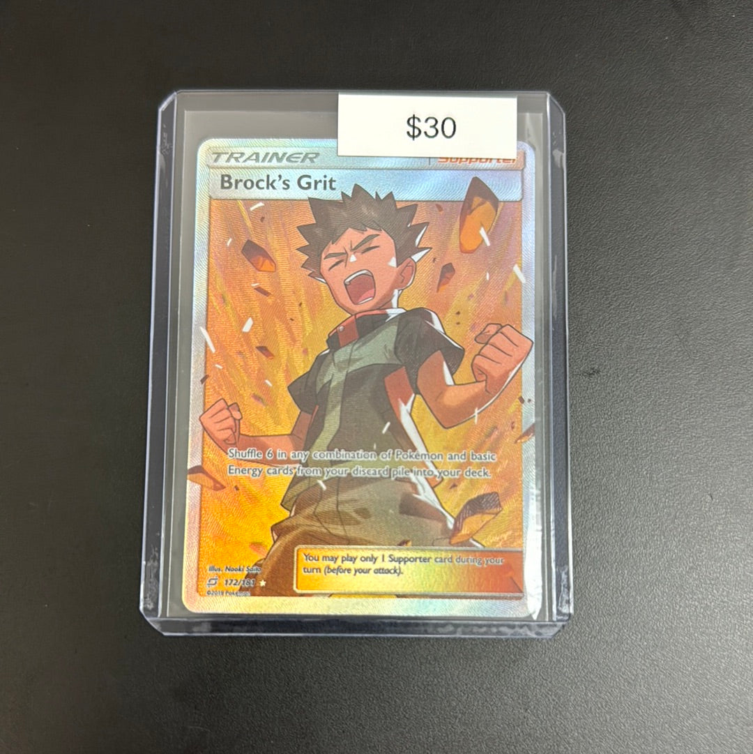 Pokémon Brock's Grit Trainer 172/181