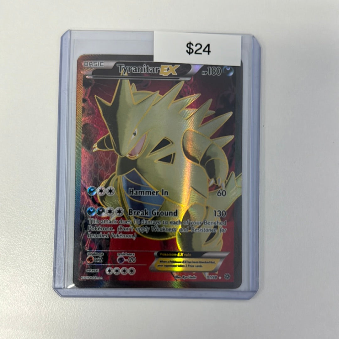 Pokémon Tyranitar EX 91/98