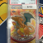 Pokemon Topps Chrome 2000 Charizard PSA 8