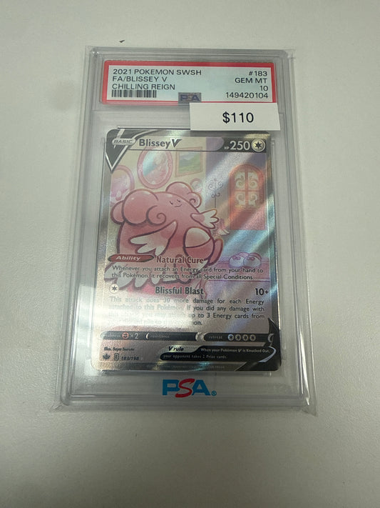 Pokemon Blissey V PSA 10