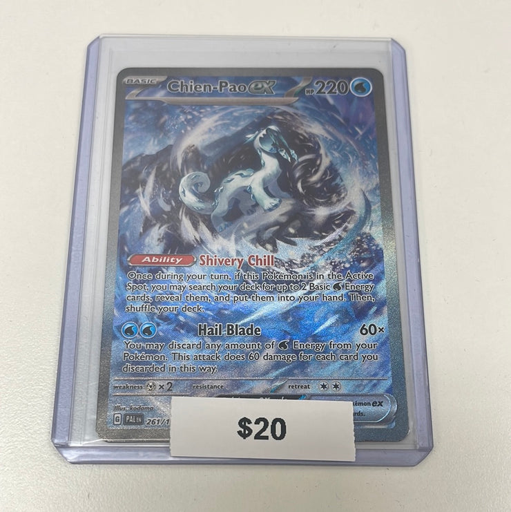 Pokémon Chien-Pao ex Paldea Evolved Alt Art 261/193