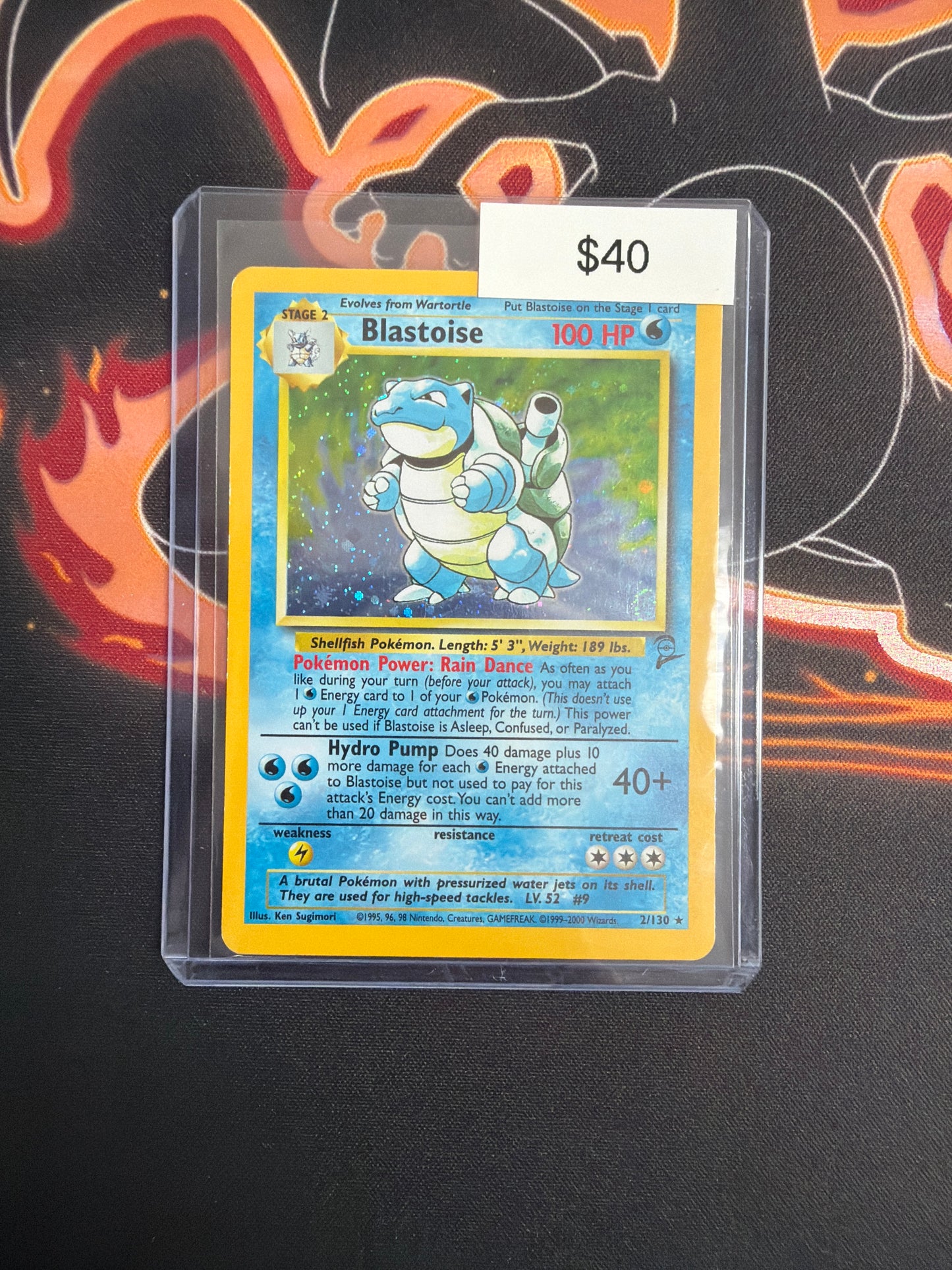 Pokemon Base Set 2 Blastoise Holo 2/130