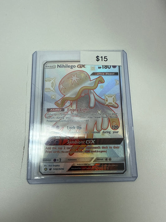 Pokemon Nihilego Gx Shiny #sv62/sv94