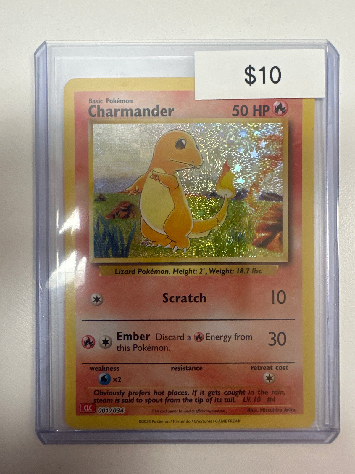 Pokemon Charmander TCG Classic 001/034