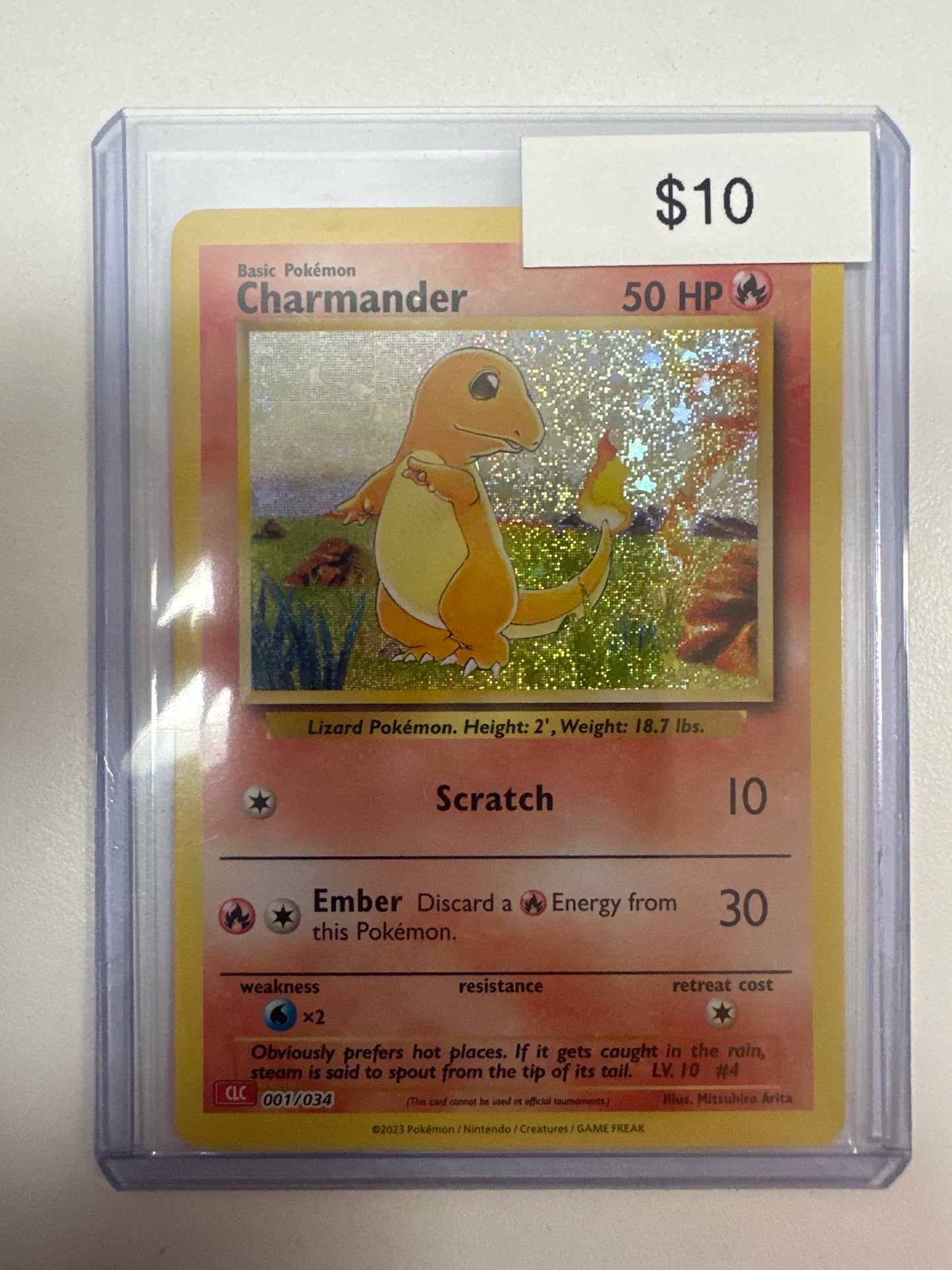 Pokemon Charmander TCG Classic 001/034