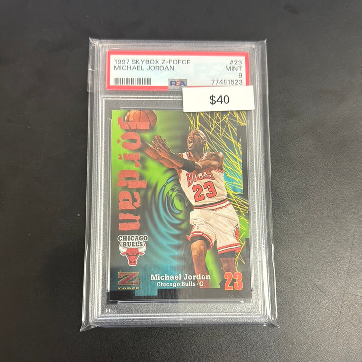 1997 Skybox Z Force Michael Jordan PSA 9