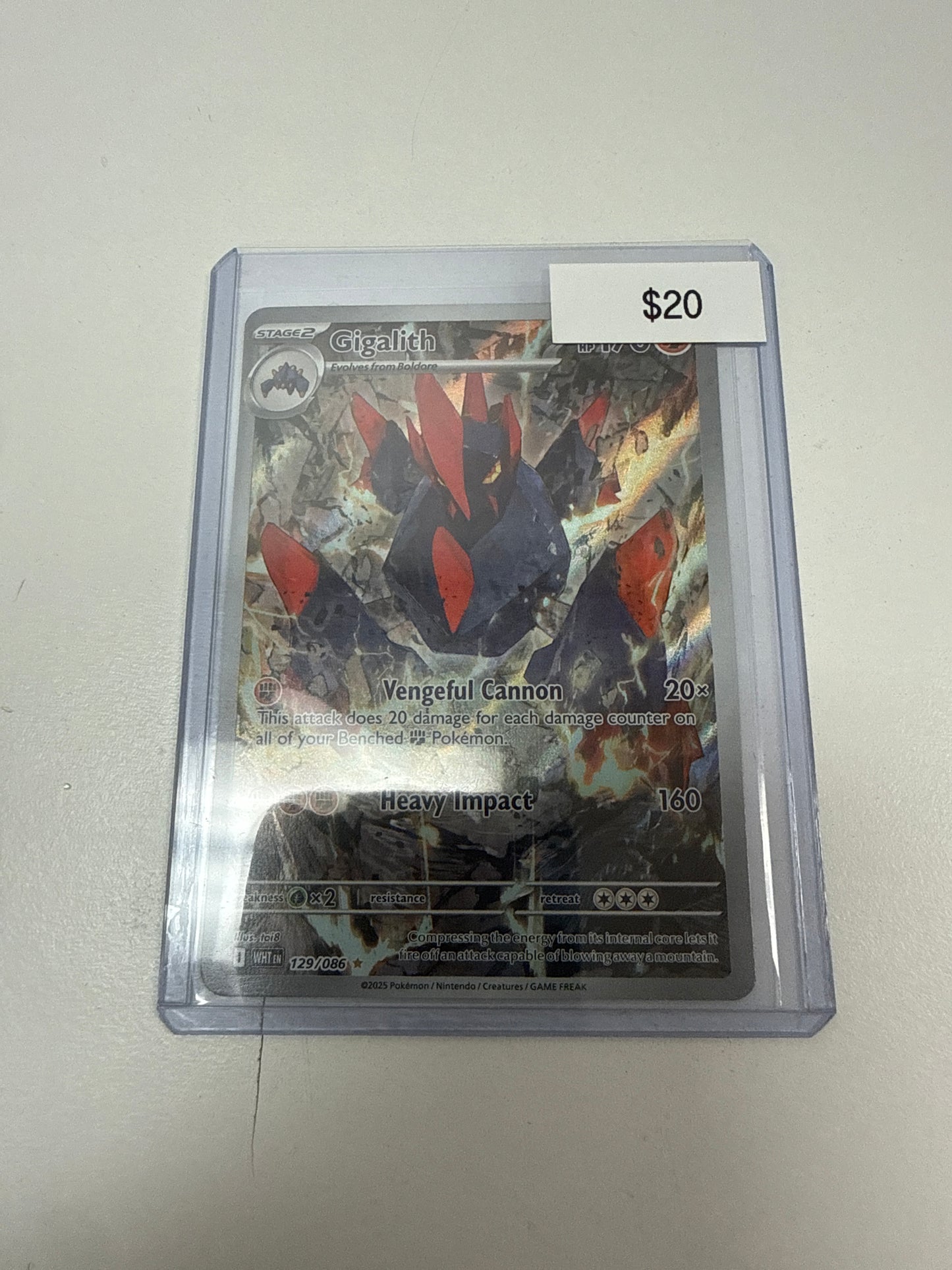 Pokemon Gigalith #129/086