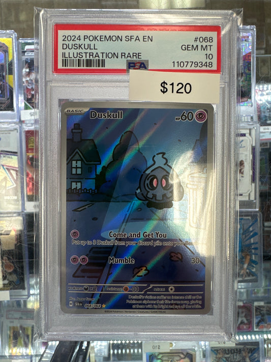 Pokemon Duskull Illustration Rare 068/064 PSA 10