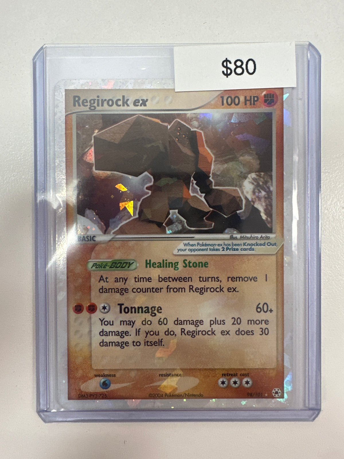 Pokemon Regirock ex 98/101