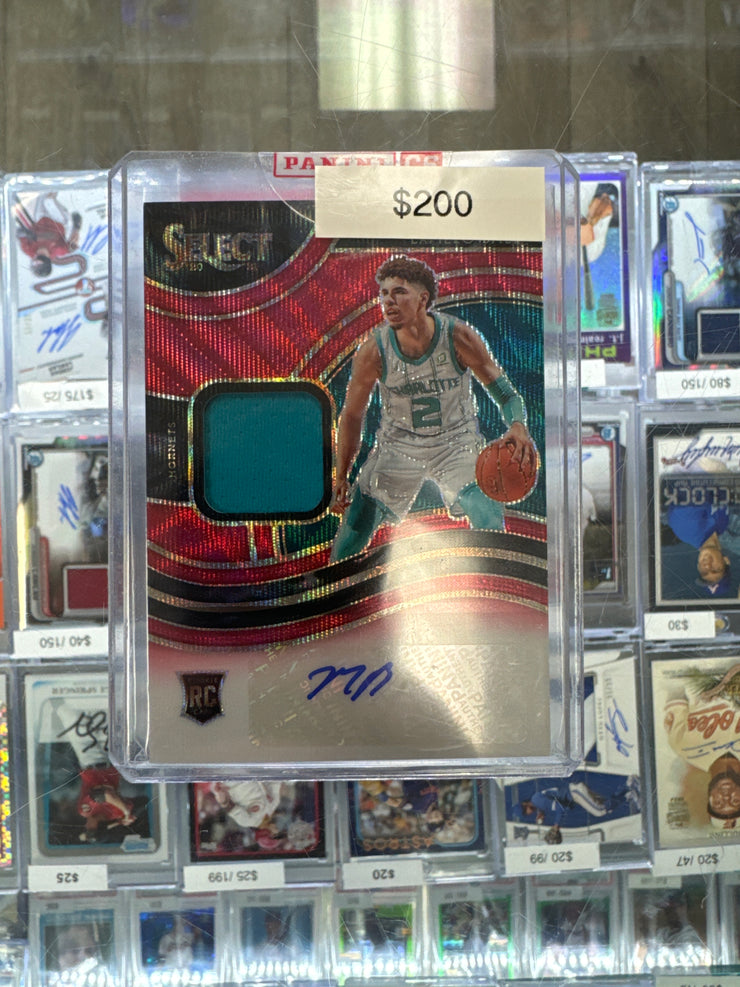 2020 select Lamelo Ball RPA Red Shimmer 