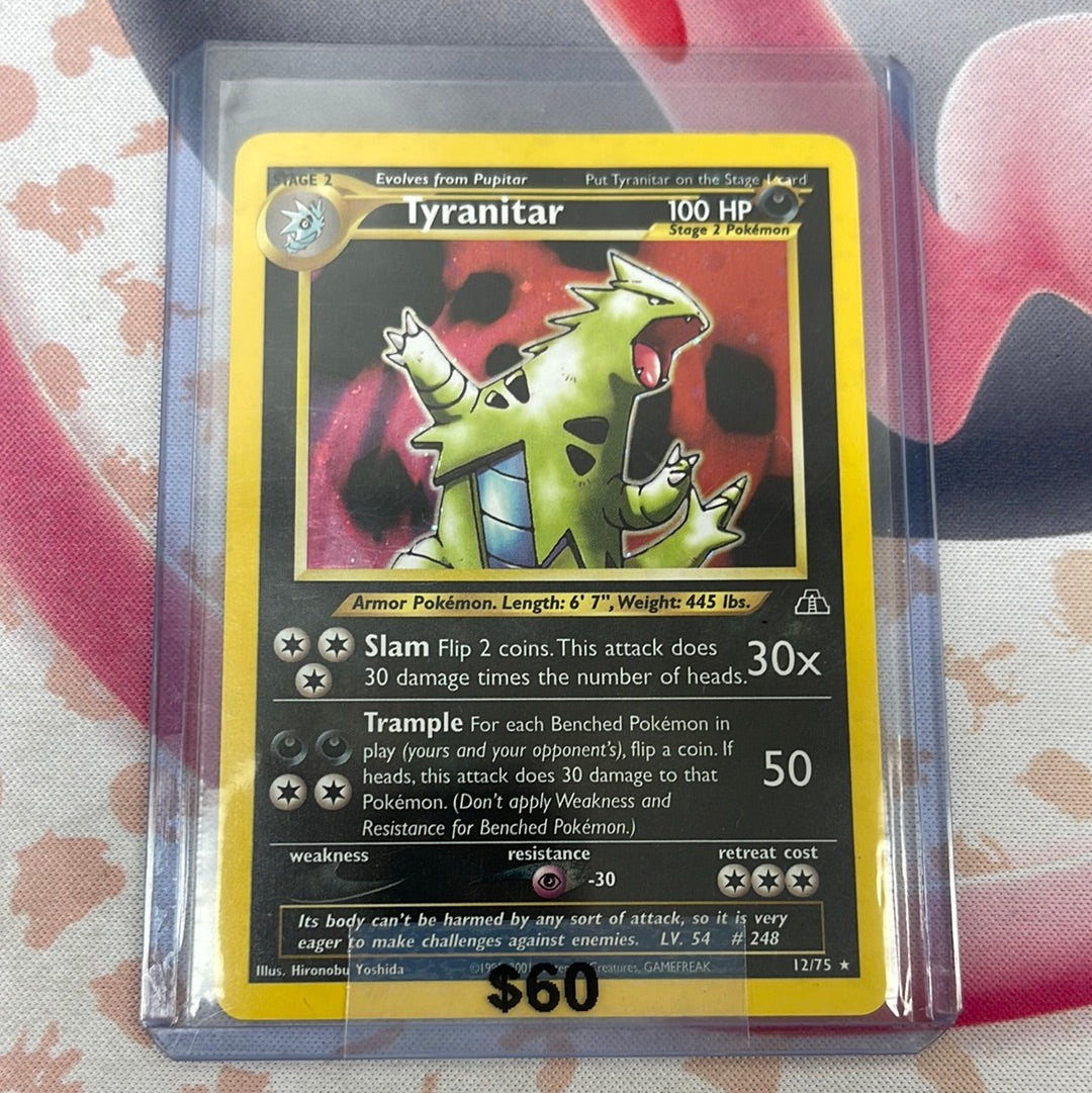 Pokémon Tyranitar Neo Discover Holo 12/75