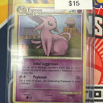 Pokemon HGSS Undaunted Espeon Cosmo Holo 2/90