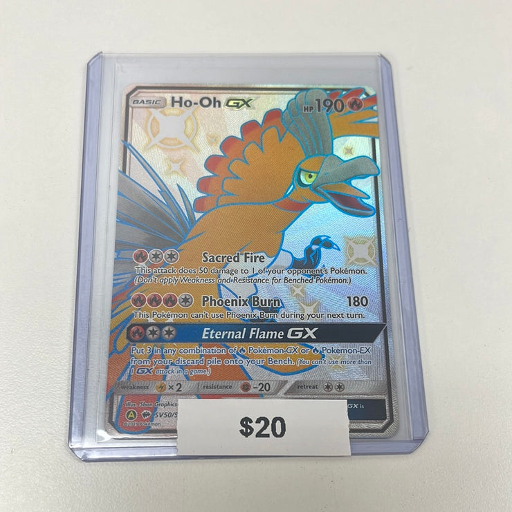 Pokémon Ho-Oh Gx Hidden Fates Shiny Vault SV50/SV94