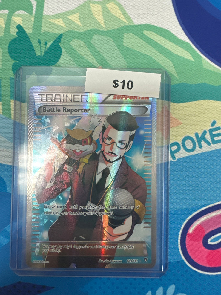 Pokemon Furious Fist Battle Reporter Full Art 109/111