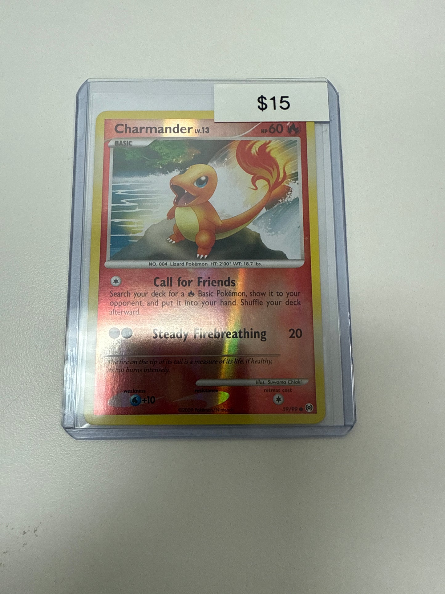Pokemon Charmander Reverse Holo #59/99