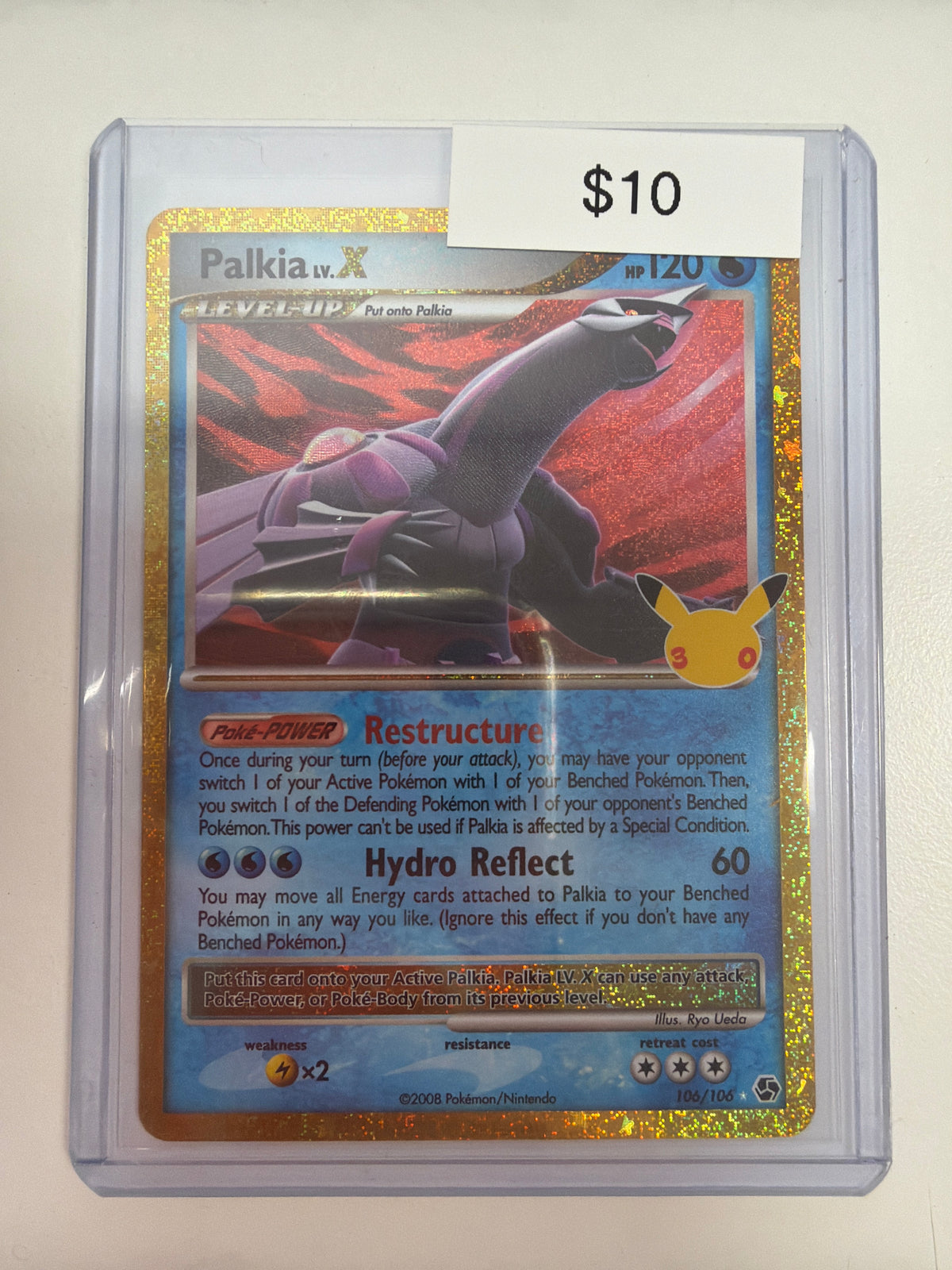 Pokemon Palkia LV. X 30th Anniversary 106/106