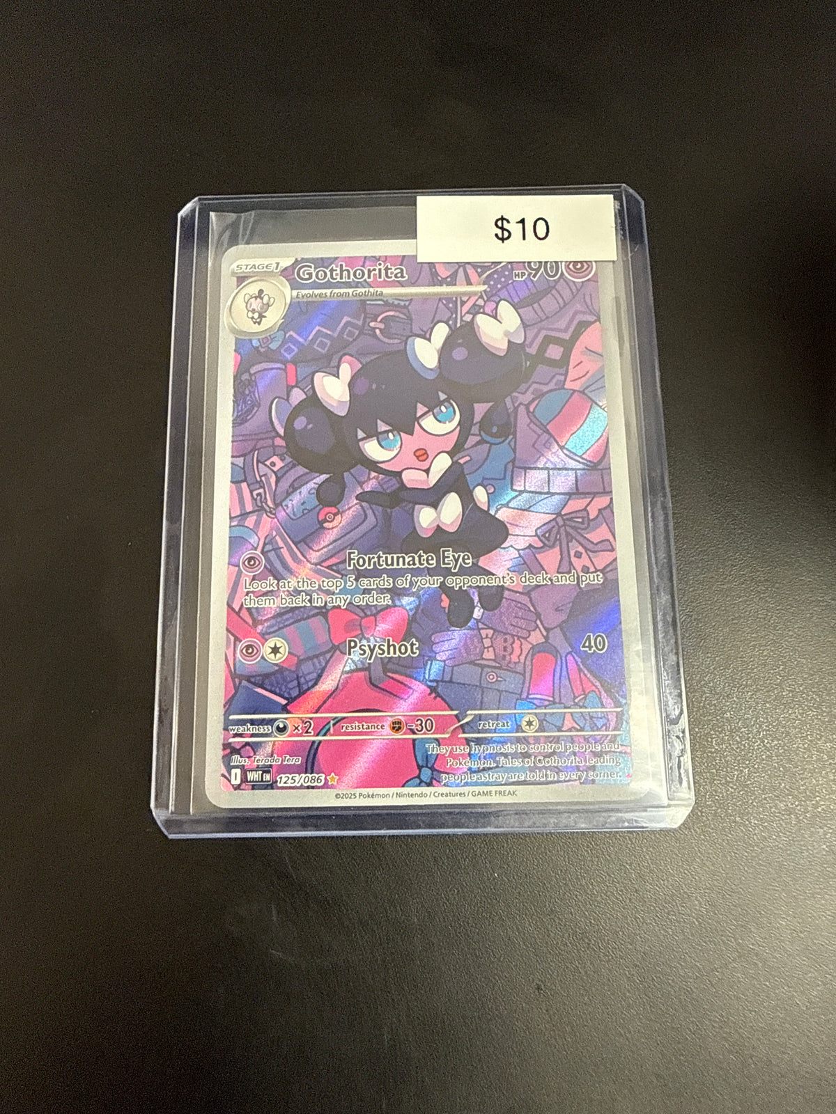 Pokemon White Flare Gothorita #125/086