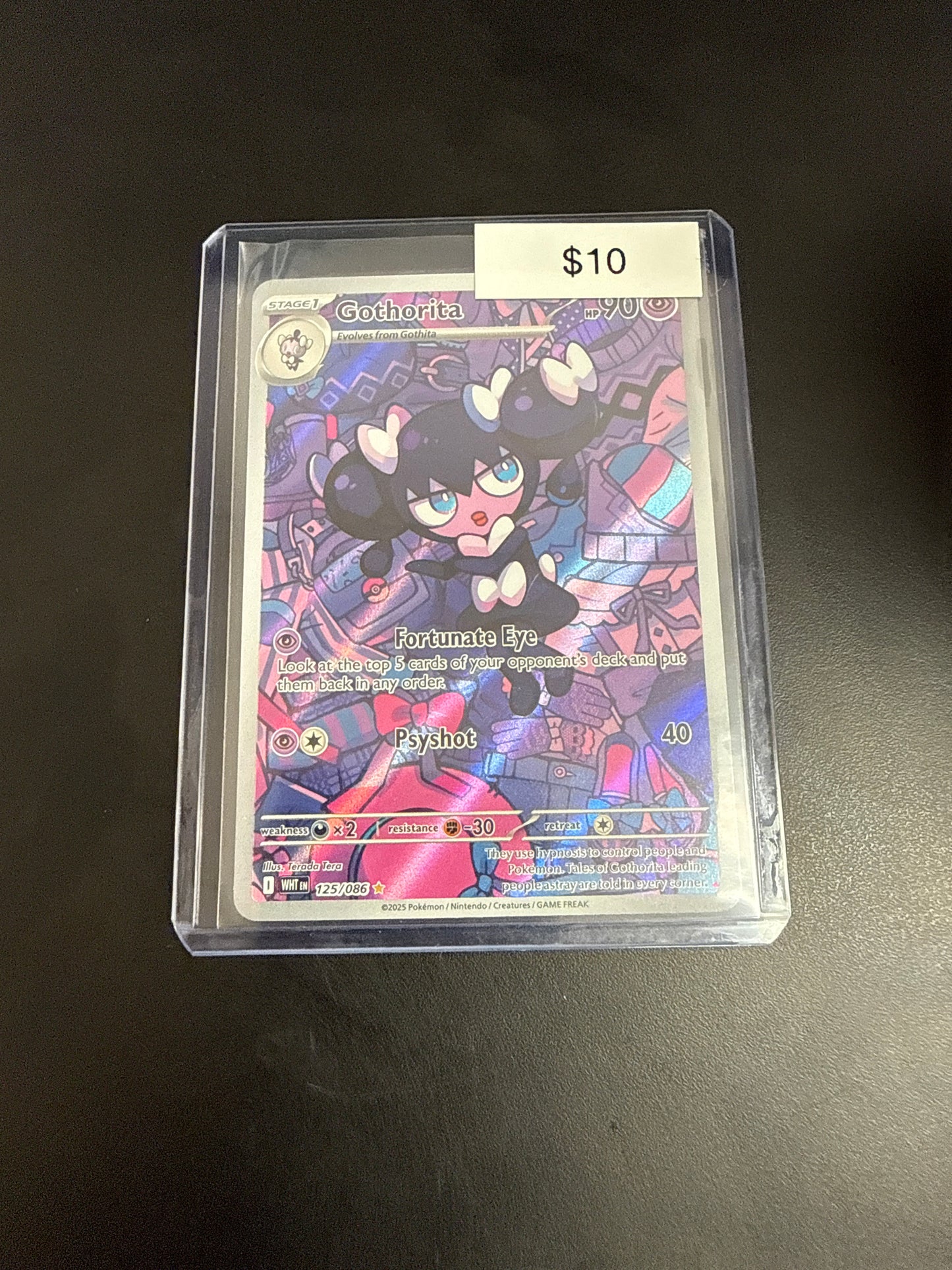 Pokemon White Flare Gothorita #125/086