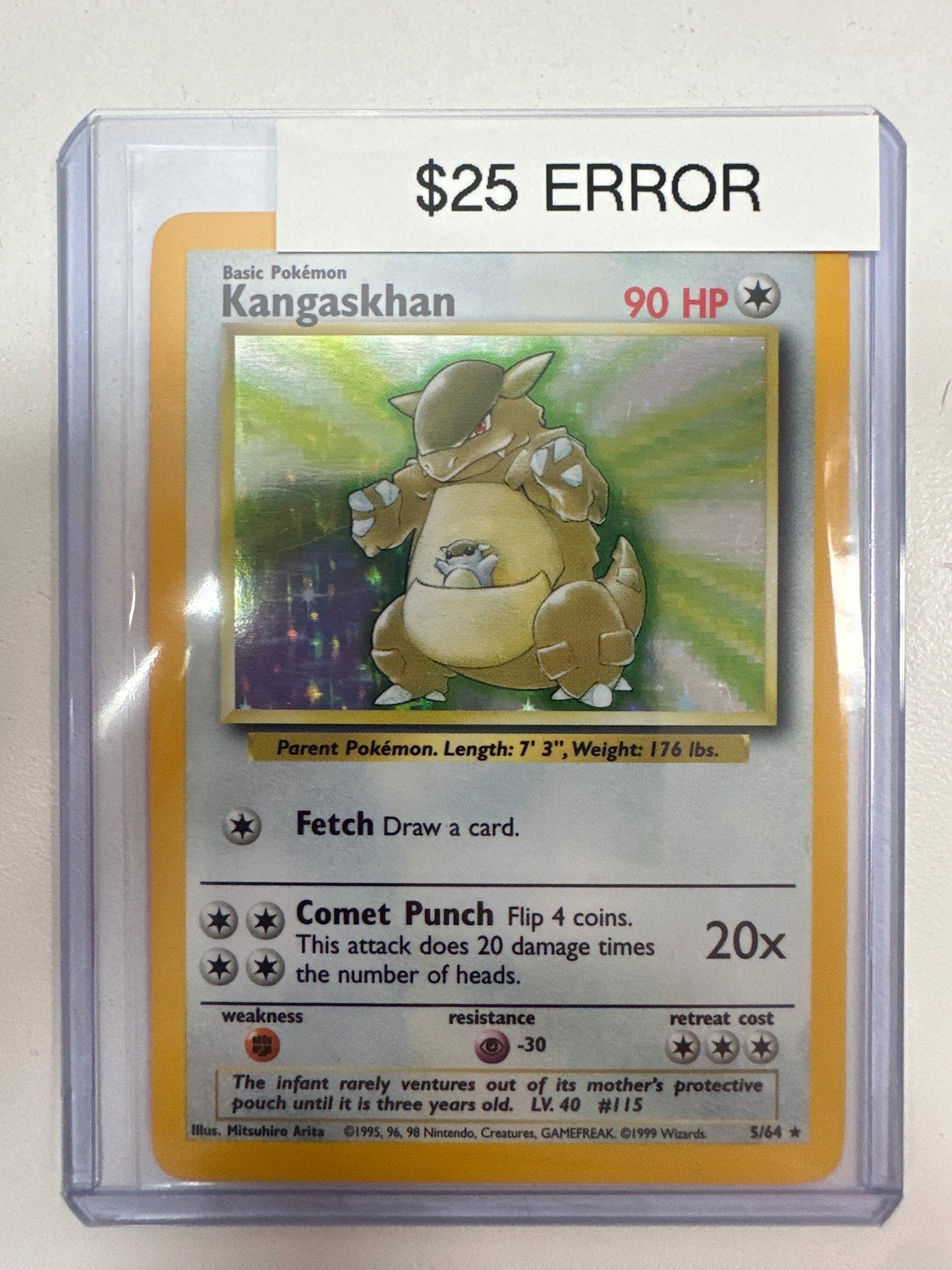 Pokemon Kangaskhan No Symbol Error 5/64