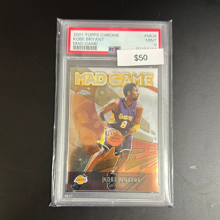 2001 Topps Chrome MaD Game Kobe Bryant 