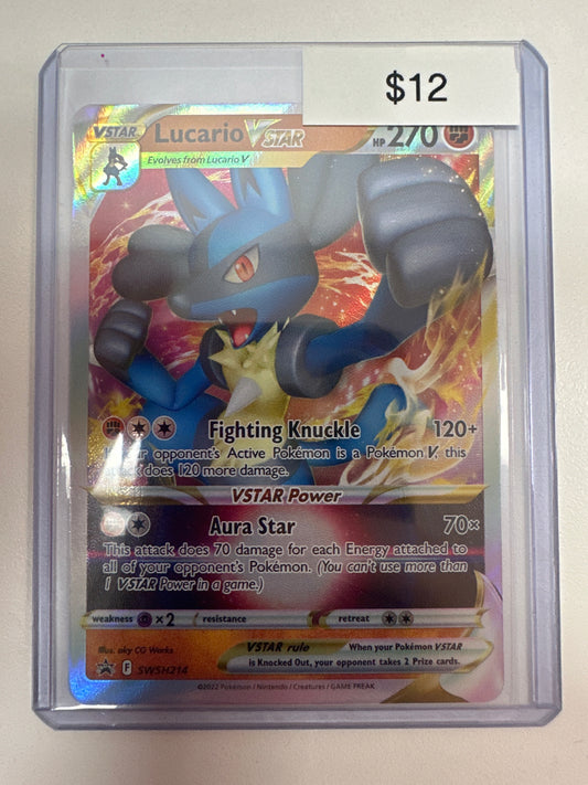 Pokemon Lucario Vstar SWSH214
