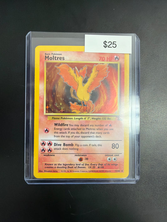 Pokémon Moltres Fossill Holo 12/62