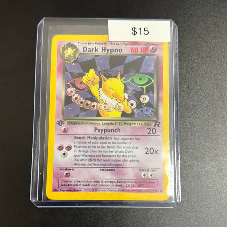 Pokémon Dark Hypno Team Rocket 9/82