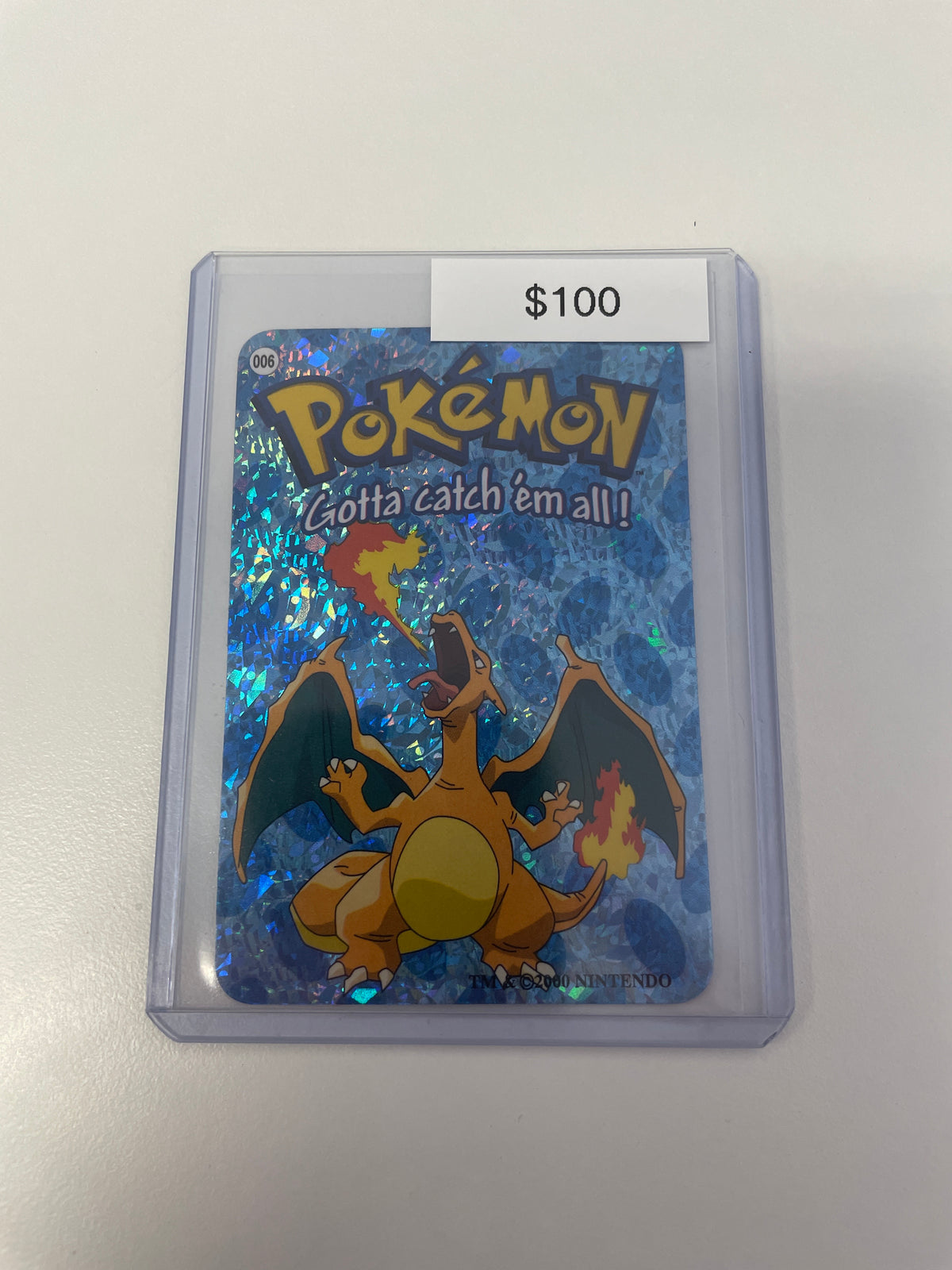 Pokemon Sticker Charizard Holo Shimmer #006