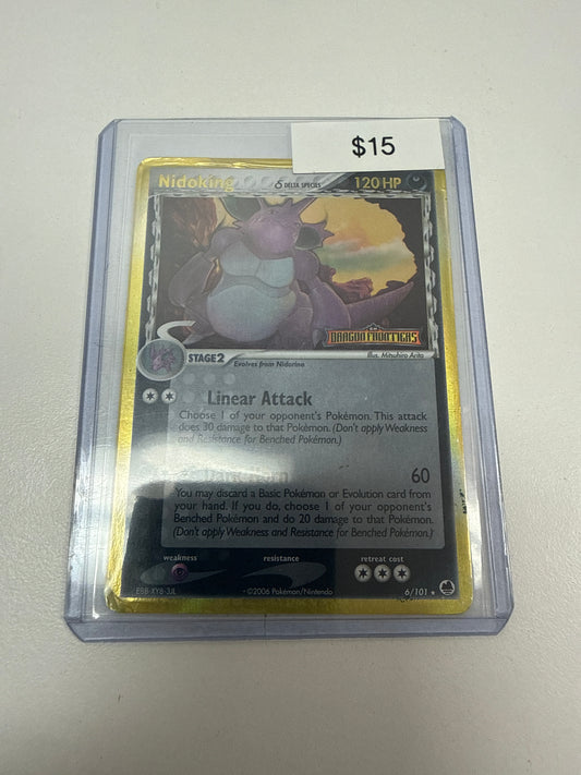 Pokemon Nidoking Dragon Frontiers Stamped #6/101 DM