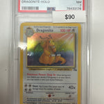 Pokemon Dragonite Fossil Holo Rare 4/62 PSA 7