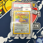 1999 Pokémon Fossil Dragonite #4 PSA 7