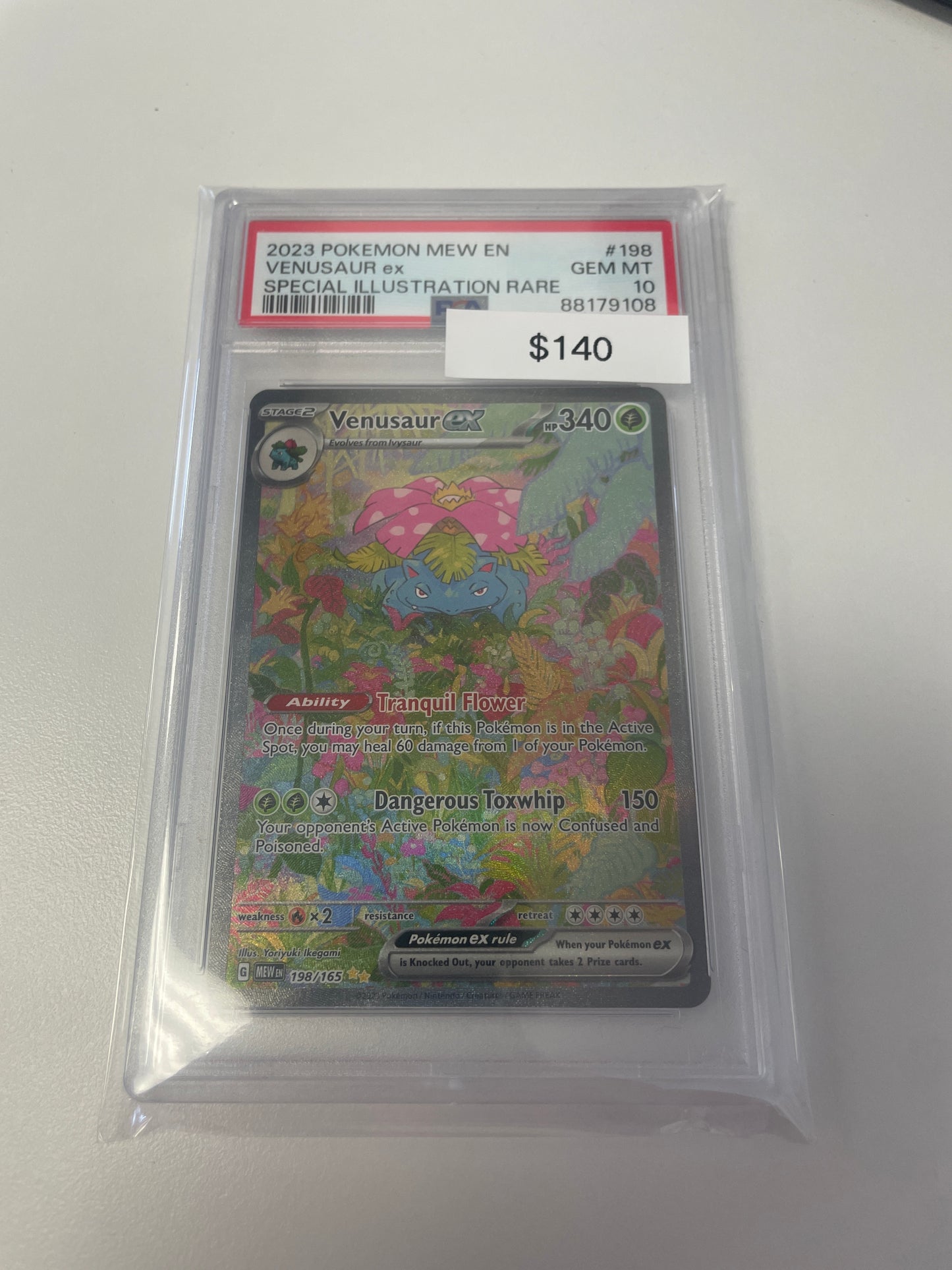 Pokemon Venusaur Special Art #197/165 PSA 10