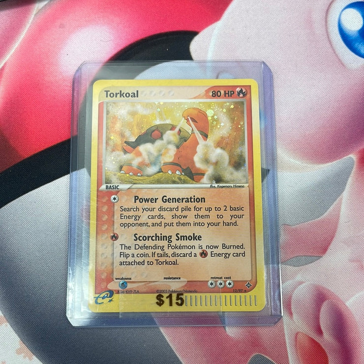 Pokémon Torkoal Dragon Holo 12/97