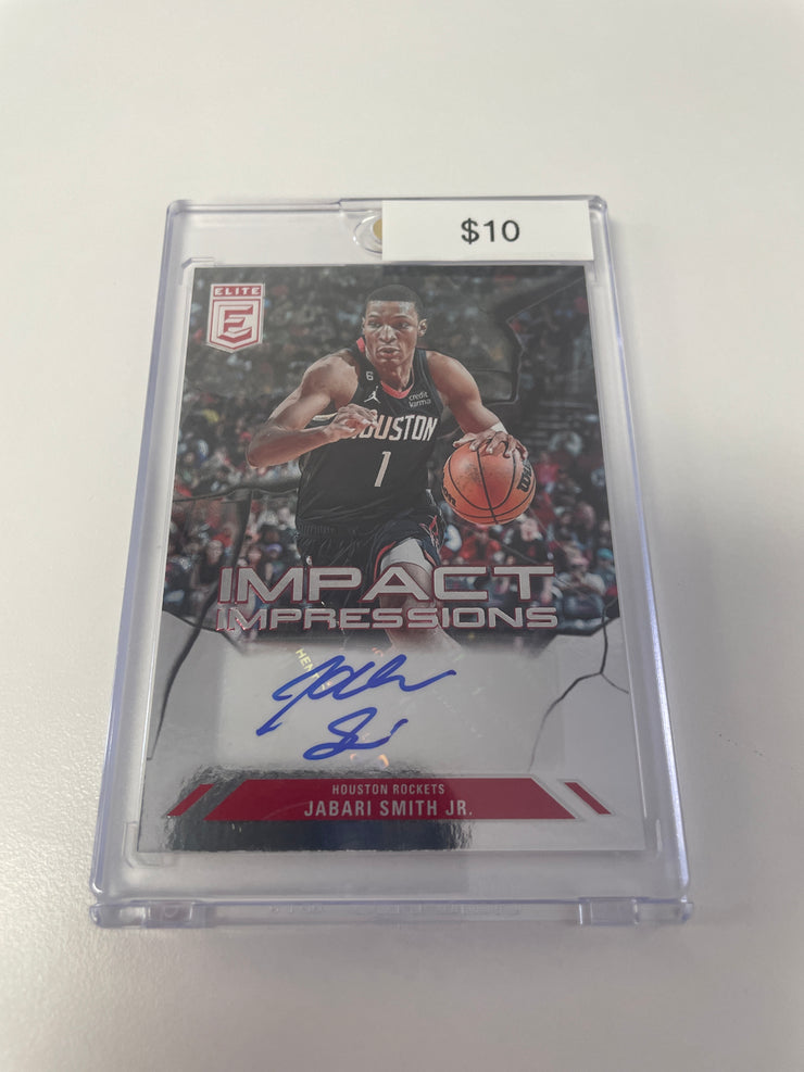 2023 Donruss Elite Jabari Smith Auto 