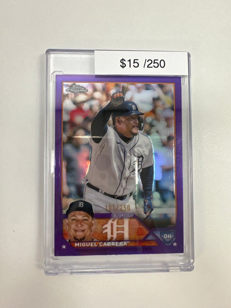 Topps Chrome Miguel Cabrera /250 