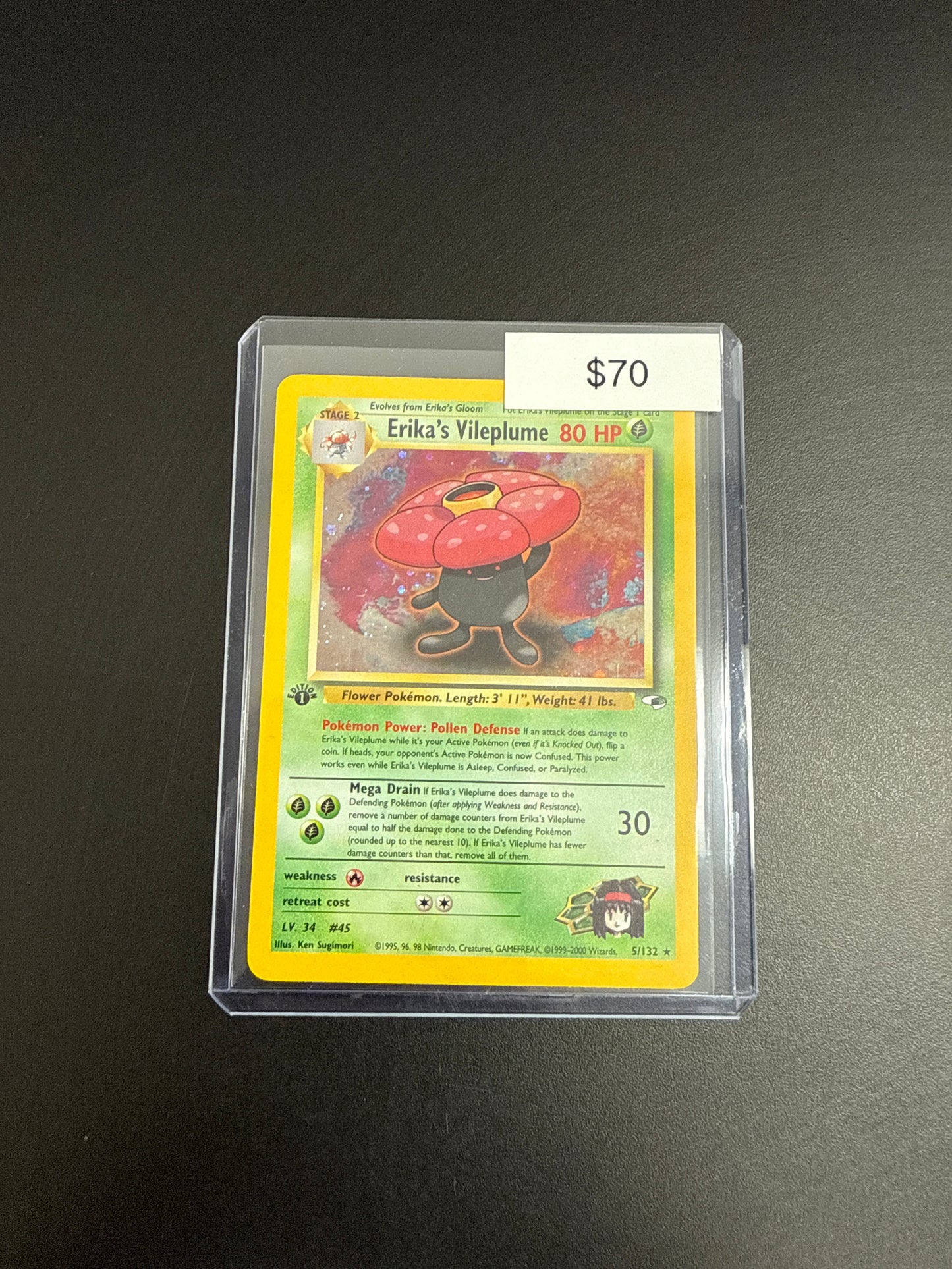 Pokémon Erika VILEPLUME 1st Ed. 5/132
