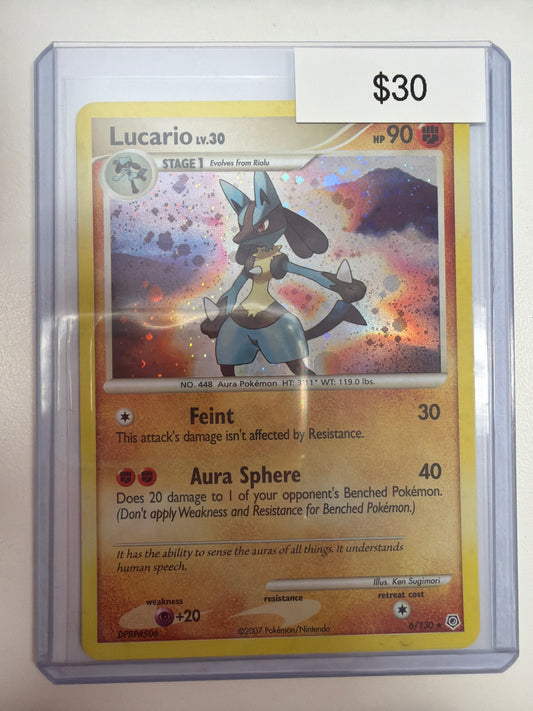 Pokemon Lucario 6/130