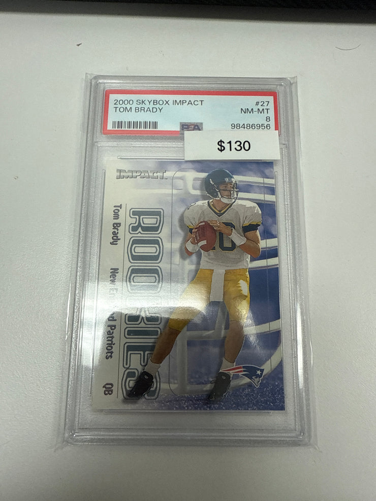 2000 Skybox Impact Tom Brady Rookie 